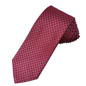 Van Heusen Studio Silk Blend Necktie Men Shimmer Metallic Foulard Square Holiday